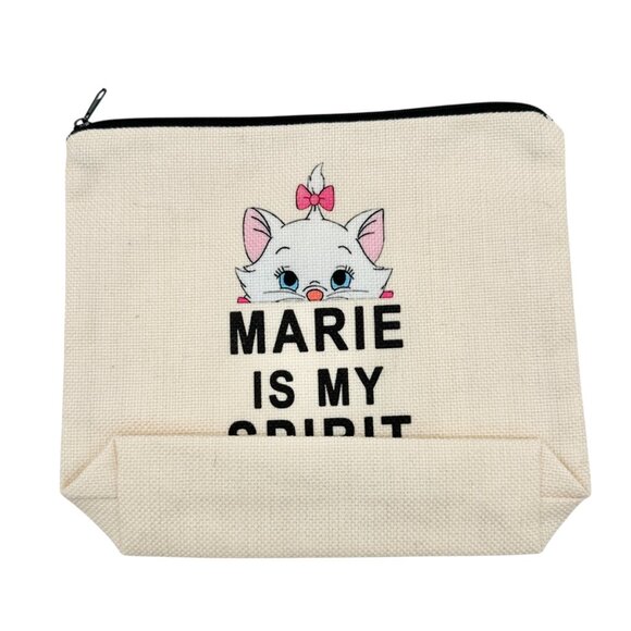 Aristocats Marie Makeup Bag 8.5 X 6.5 With 3 Pairs Of Fashion Socks Gift Set - Picture 3 of 8
